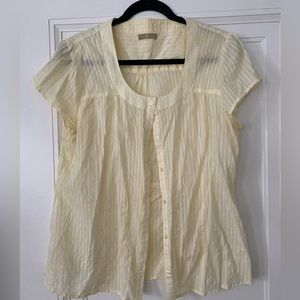 Tu brand light yellow shirt. Size 16